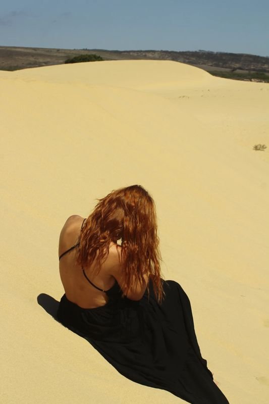 Ritratto sulle dune del Portogallo